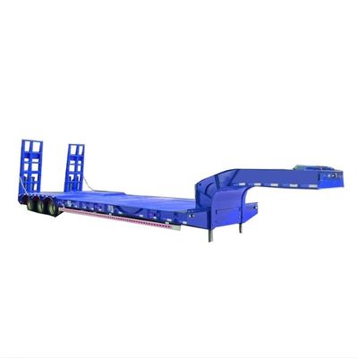Semi-remorque à coude basse pour le transport de machines et d'équipements abordable