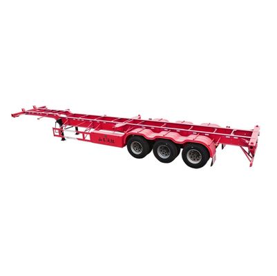 Charge utile maximale de 50 tonnes 2/3 essieux conteneur à col d'oie squelette châssis squelette semi-remorque pour camion