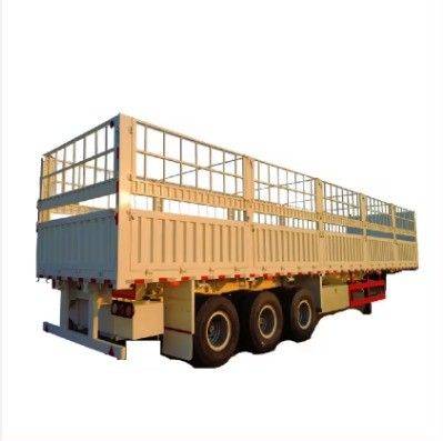 50 tonnes de capacité de clôture semi-remorque avec 3 essieux 7,5 tonnes de poids et 9,00-22,5 rim