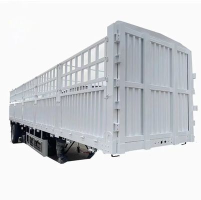 50 tonnes de capacité de clôture semi-remorque avec 3 essieux 7,5 tonnes de poids et 9,00-22,5 rim