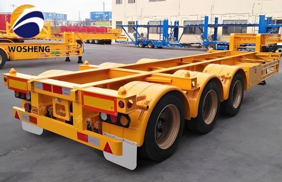 Capacité maximale 50 tonnes Semi-remorque à squelette