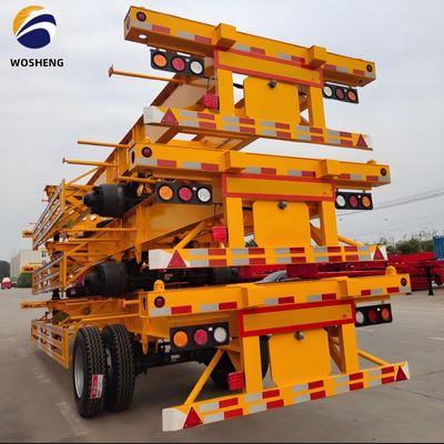 Capacité maximale 50 tonnes Semi-remorque à squelette
