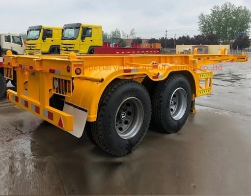 Wosheng Best 2 Axle 20FT 40FT Container Skeleton Semi-remorque pour le transport de conteneurs