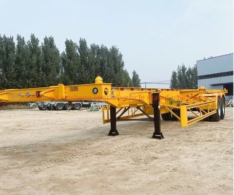 Wosheng Best 2 Axle 20FT 40FT Container Skeleton Semi-remorque pour le transport de conteneurs