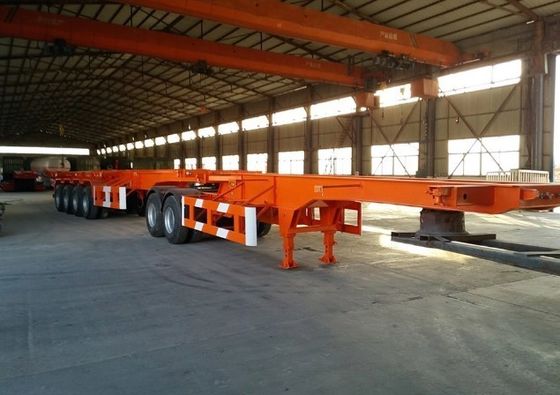 Wosheng 2 axle conteneur squelette semi-camion remorque pour et le transport abordable