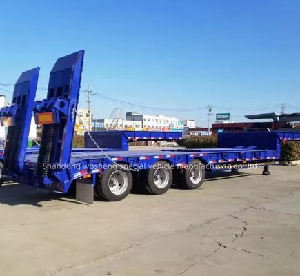 Semi-remorque hydraulique à 3 essieux pour le transport de matériel lourd