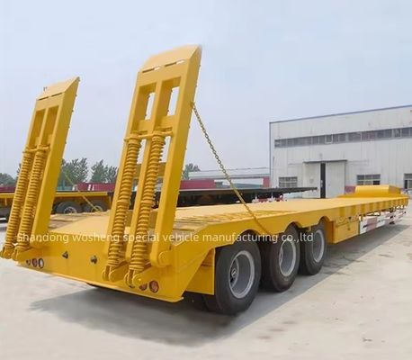 Trailers à lit bas de 40 pieds à coude d'oie 13/16/20 tonnes