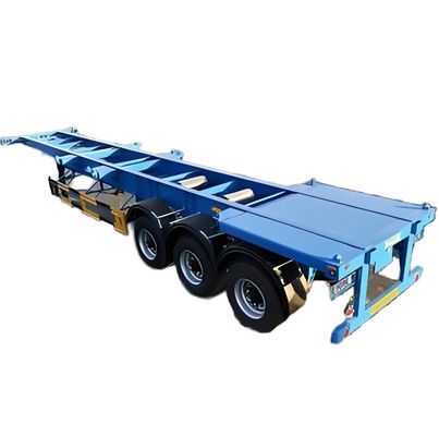 Charge utile maximale 30000 kg Wosheng 20 40 45 pieds conteneur squelette semi-remorque avec réduction