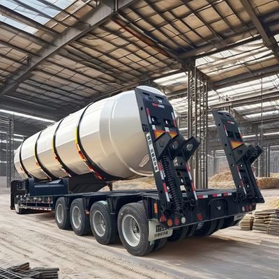70 80 Tonne Semi-remorque extensible pour le transport de matériel lourd au mieux