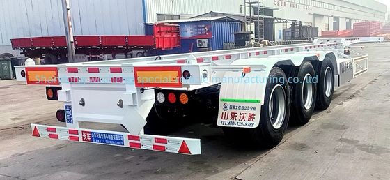 Charge utile maximale 50 tonnes 2/3 essieux 20FT 40FT 45FT 53FT conteneur camion squelette semi-remorque