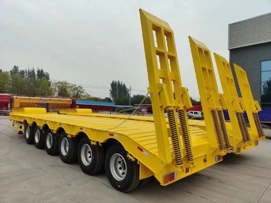 Équipement de transport lourd avec 3 4 5 essieux de suspension mécanique