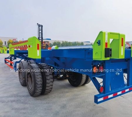 2 essieux 20 pieds 40 pieds remorque de conteneur de transport combiné