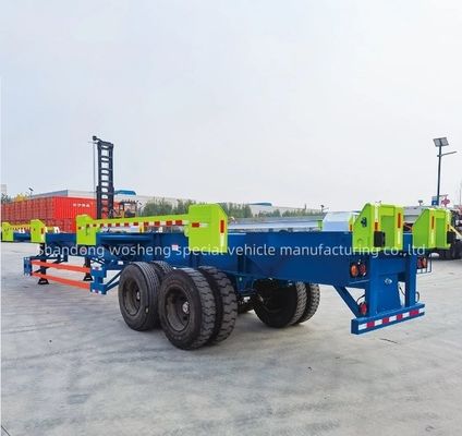 2 essieux 20 pieds 40 pieds remorque de conteneur de transport combiné