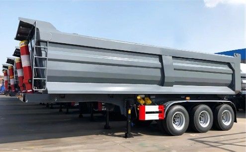 Trailers à décharge de 30 à 100 tonnes, en forme de U, avec fonction de transport de grains en pierre de sable