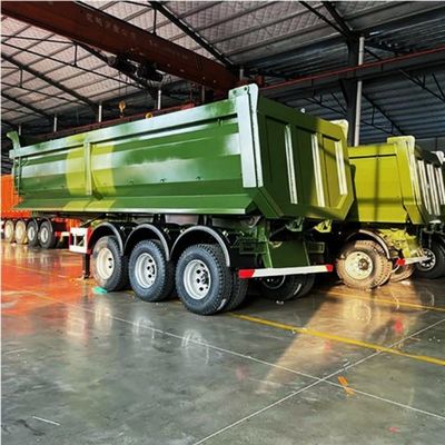 Trailers à décharge de 30 à 100 tonnes, en forme de U, avec fonction de transport de grains en pierre de sable