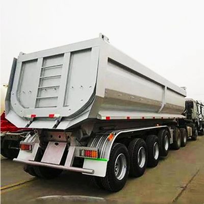 Wosheng 3 axes 930*250*345M Semi-remorque pour le transport de minerai 2024 Semi-remorque à décharge