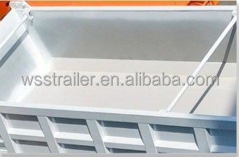 Wosheng 3 axes 930*250*345M Semi-remorque pour le transport de minerai 2024 Semi-remorque à décharge