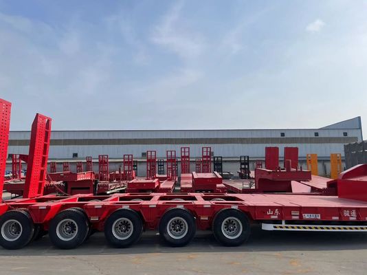Trailers à lit bas professionnel sur mesure 3 essieux conteneur semi-remorque 16000x2500x1100mm