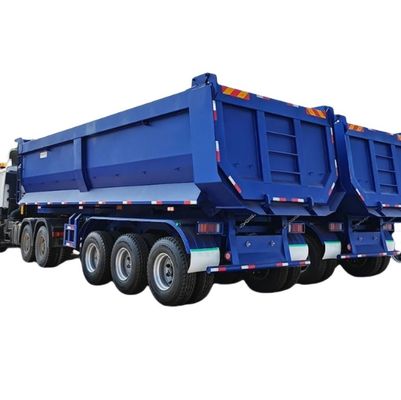 Demande du client 50 tonnes remorque arrière en forme de U