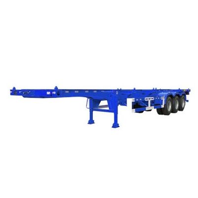 Chassis à conteneurs à 3 essieux 40FT Semi-remorque à squelette pour le transport de conteneurs