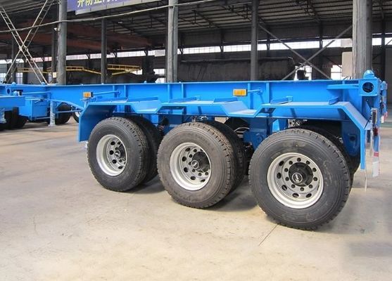 Chassis à conteneurs à 3 essieux 40FT Semi-remorque à squelette pour le transport de conteneurs