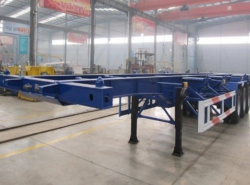 Chassis à conteneurs à 3 essieux 40FT Semi-remorque à squelette pour le transport de conteneurs