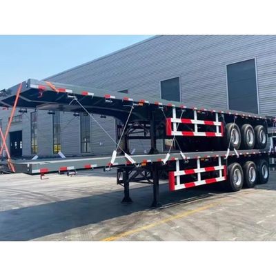 Vente 3/4 essieu 20T-80T Tare poids conteneur plat semi-remorque pour dans le budget