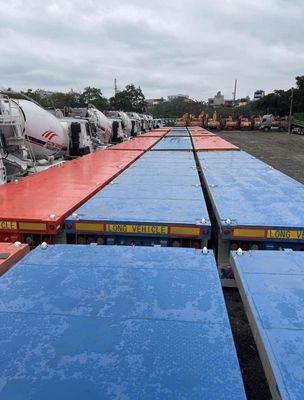 Vente 3/4 essieu 20T-80T Tare poids conteneur plat semi-remorque pour dans le budget