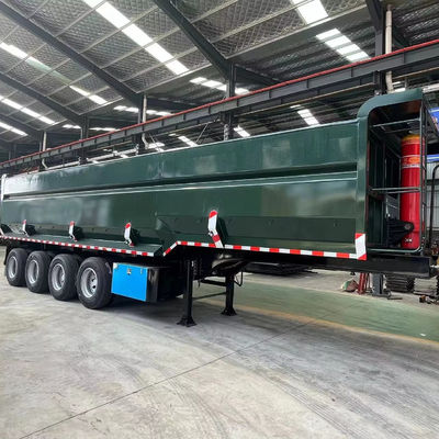 Semi-remorque à décharge arrière 3 essieux FUWA/Wosheng 40-60tons CBM
