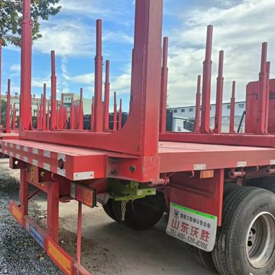 Plateforme de transport détachable à chargement maximal de 80 tonnes pour l'exploitation forestière