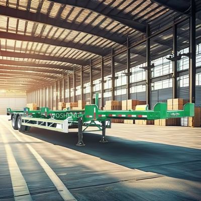 Semi-remorques en acier pour le transport de conteneurs dans le port