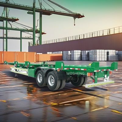Semi-remorques en acier pour le transport de conteneurs dans le port