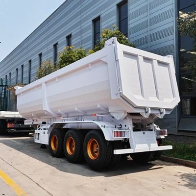Demande du client 100 tonnes de remorque arrière pour un transport durable et sûr