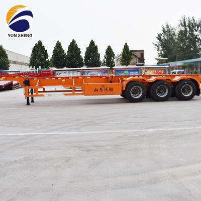 90 w mm*13/16 épaisseur mm*10 couche Leaf Spring 40ft Skeleton Semi-trailer pour conteneur