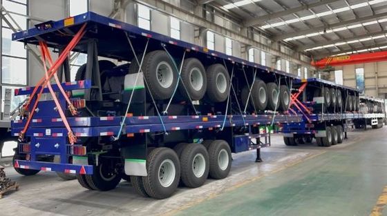 12R22.5 Pneus semi-remorque à plat pour l'Afrique avec poids 20T-80T Transport en conteneurs