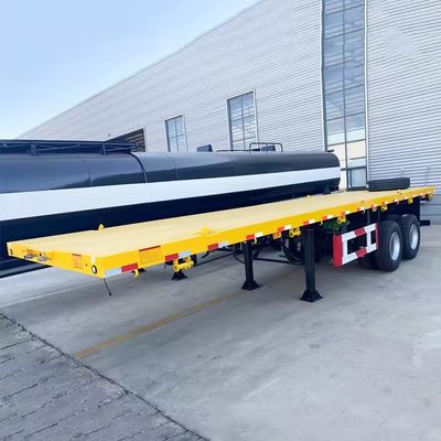 Vente directe d'une remorque à conteneurs à 3 essieux de 50 tonnes et de 40 pieds avec des options de personnalisation