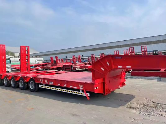 Trailers à charge basse de 40 à 100 tonnes pour le transport sécuritaire de matériel lourd