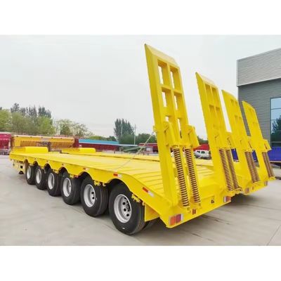 Trailers à charge basse de 40 à 100 tonnes pour le transport sécuritaire de matériel lourd