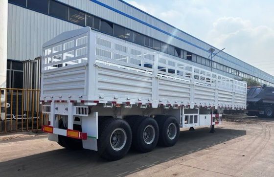 Semi-remorque personnalisable pour le transport de marchandises en vrac 30-100 tonnes