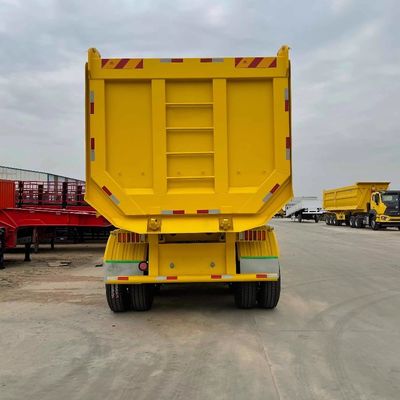 40 Cube U End de déchargement en forme de U Dump Truck arrière Semi-remorque avec mécanique 930 * 250 * 345M