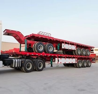 Trailers à double raccord de 20 pieds et 40 pieds avec suspension AIR/mécanique