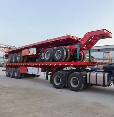 Trailers à double raccord de 20 pieds et 40 pieds avec suspension AIR/mécanique
