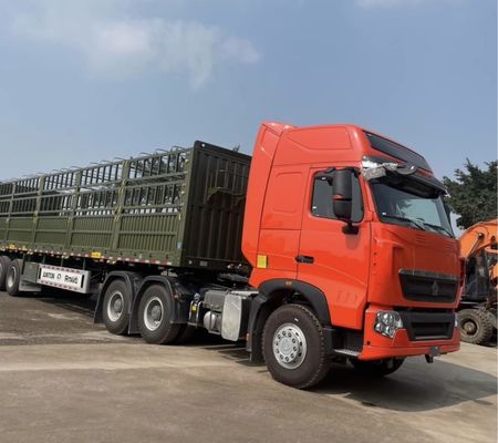 Des semi-remorques de chargement à prix abordable avec une capacité de 50 tonnes et du matériau en acier