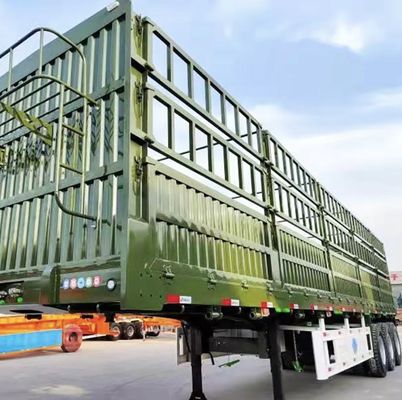 Des semi-remorques de chargement à prix abordable avec une capacité de 50 tonnes et du matériau en acier