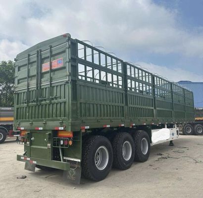 Des semi-remorques de chargement à prix abordable avec une capacité de 50 tonnes et du matériau en acier