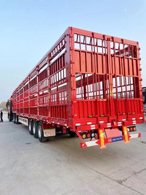King Pin 3/5&quot; 90 50 tonnes de capacité remorque à clôture amovible pour le transport sécurisé de marchandises