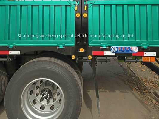 Semi-remorque en acier personnalisable pour un transport flexible et pratique de marchandises animales