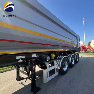 3 essieux à poids lourd pour le transport de sable à remontage de chargement 60 tonnes