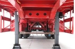 Trailers à conteneurs de 20 pieds et 40 pieds, 2 axes, 3 axes, 40 tonnes, semi-trailers à squelettes, 12400x2500x1550 mm