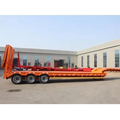 150 tonnes de chargement maximal Lowboy Semi-remorque basse pour le transport lourd personnalisable